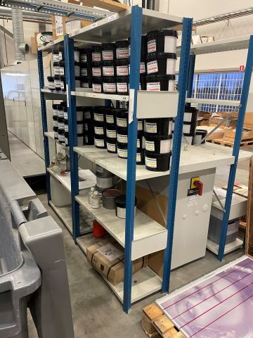 848045-5 Sheet metal shelves 9 sections