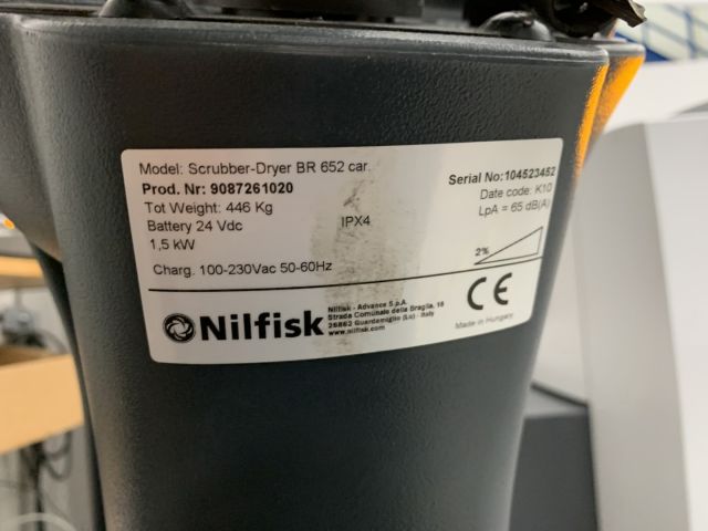 848099-16 Sanding machine Nilfisk BR652 Ecoflex