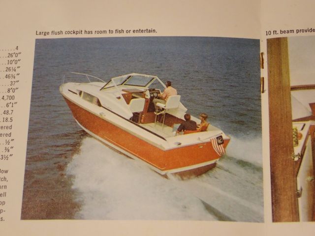 753524-156 Chris Craft Cavalier Futura 26ft. 1969 #No Reservation#