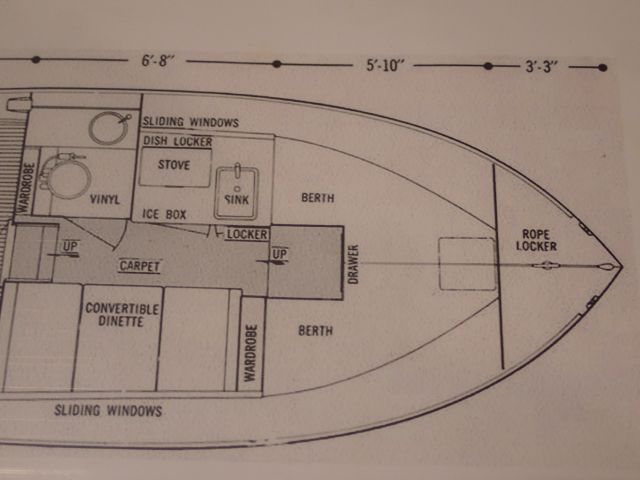 753524-166 Chris Craft Cavalier Futura 26ft. 1969 #No Reservation#