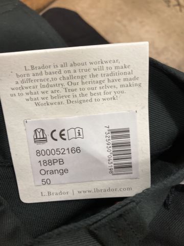 850968-2 Warning trousers L.Brador 188PB s.C50