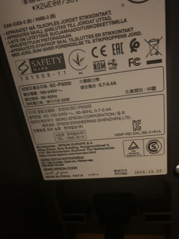 848154-5 Large format printer Epson SureColor P5000