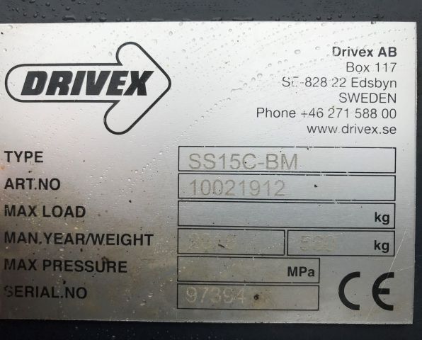 851510-7 Sand spreader bucket DRIVEX SS15C -18