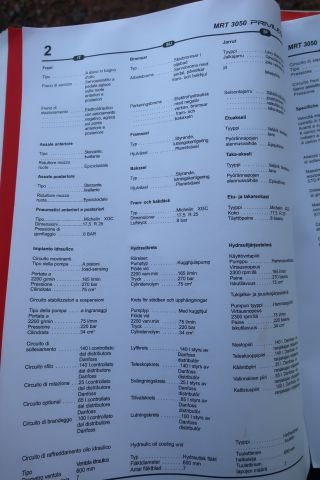 851672-69 Telescopic loader, MANITOU MRT 3050 -2013