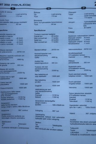 851672-70 Telescopic loader, MANITOU MRT 3050 -2013