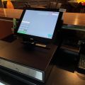 848937-1 Cash register with receipt printer and cash register AURES
