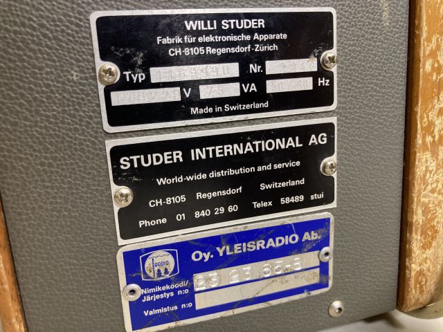 851332-8 Studer 169 Mixer