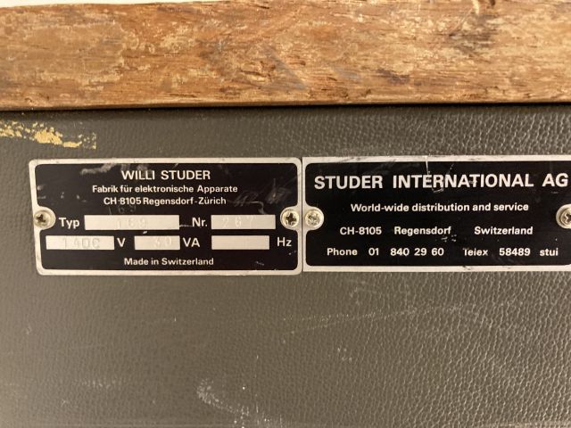 851332-12 Studer 169 Mixer