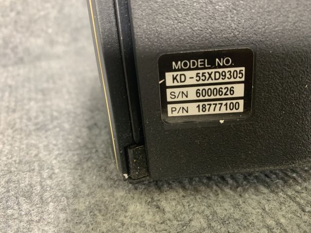 748127-10 Sony Bravia KD-55XE9305 (Repair Item)