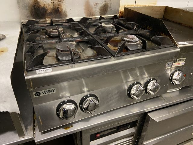 828104-1 Gas stove Wery C67G, 4 burners