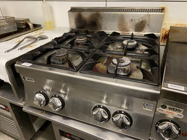 828104-2 Gas stove Wery C67G, 4 burners