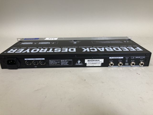 851356-2 Behringer DSP 1100 Feedback Destroyer