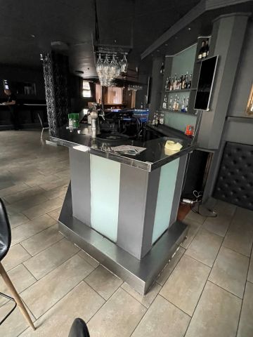 848912-4 Built-in stainless steel bar counter