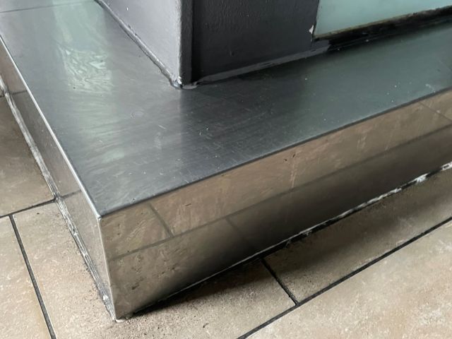 848912-5 Built-in stainless steel bar counter