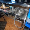 848912-21 Built-in stainless steel bar counter