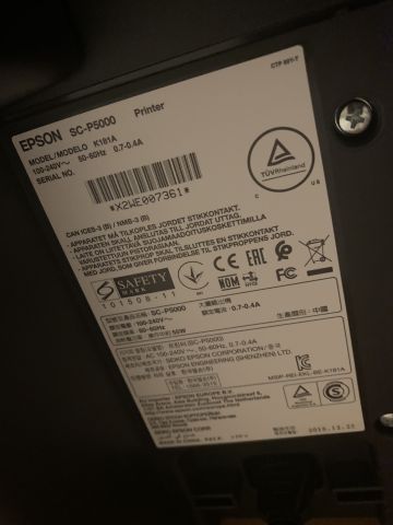 848154-10 Large format printer Epson SureColor P5000