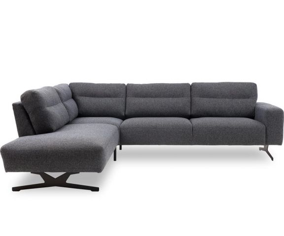 852115-2 NEW Preston corner sofa with open end left