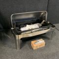 851991-2 New electric chafing dish with rolltop