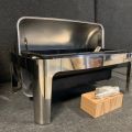 851991-3 New electric chafing dish with rolltop