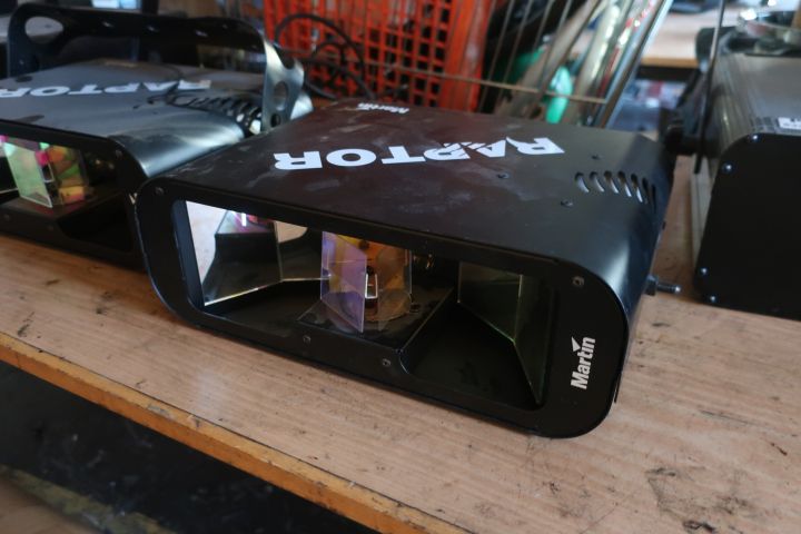 833418-3 7 disco lamps, different models - i.a. Martin Raptor