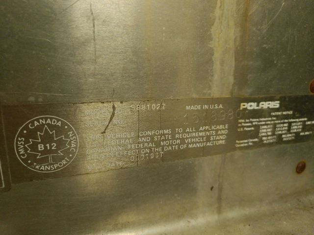 755322-39 Polaris Star Track -1988 Reg: NZS933 Repair Object