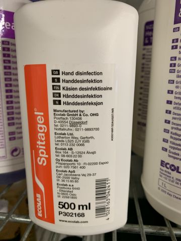 809847-23 Cleaning equipment: Aluminum stand for mop, air freshener, detergent