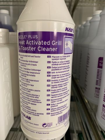 809847-24 Cleaning equipment: Aluminum stand for mop, air freshener, detergent