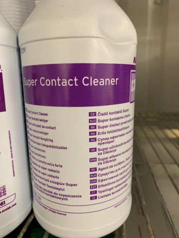 809847-26 Cleaning equipment: Aluminum stand for mop, air freshener, detergent