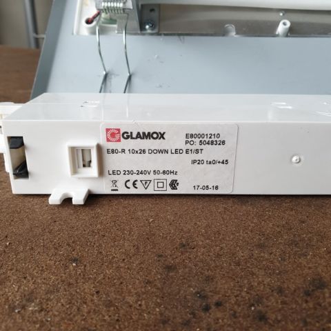 852768-3 Emergency lighting LED Glamox 9pcs