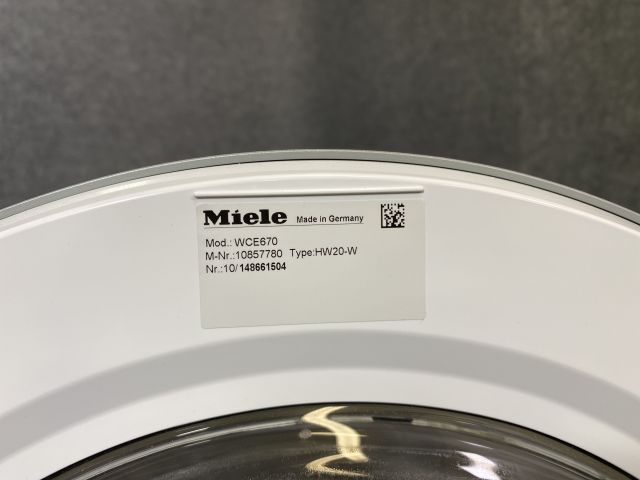 804170-8 Washing machine, Miele, WCE670