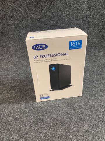 853509-2 External hard drive with capacity of 16 TB & USB C port, LaCie 16TB LaCie d2 Professional USB-C
