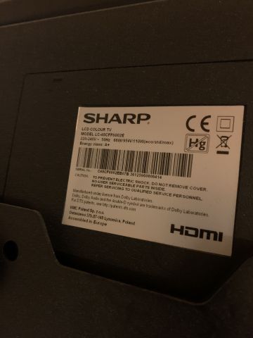 802871-5 Sharp TV incl. Wall bracket LC-48CFF6002E