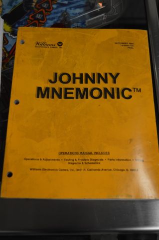 779376-8 Pinball Williams Johnny Mnemonic -1995