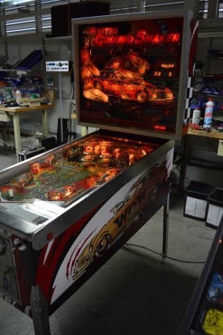 779380-6 Pinball Bally Nitro Ground Shaker -1980