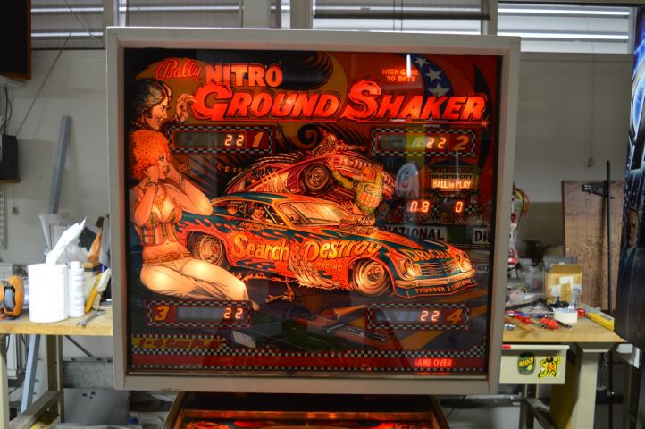 779380-8 Pinball Bally Nitro Ground Shaker -1980