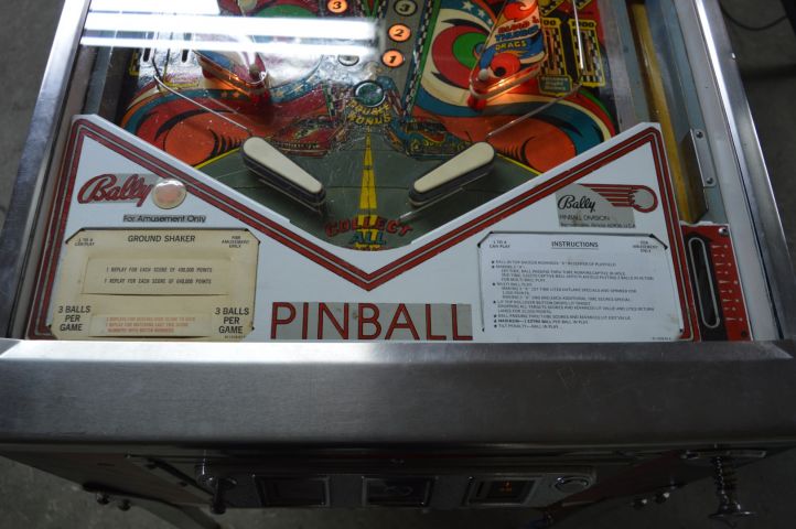 779380-11 Pinball Bally Nitro Ground Shaker -1980