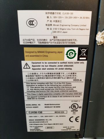 804325-7 Large format printer Mimaki CJV30-130