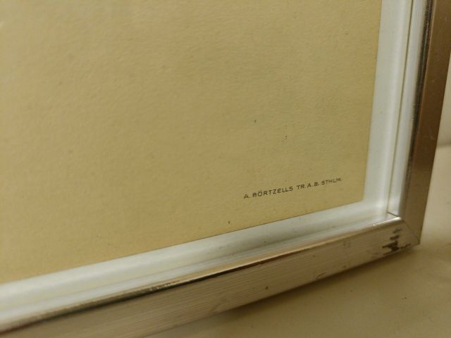825912-18 Lithographic Print A Börtzells TR. AB Stockholm
