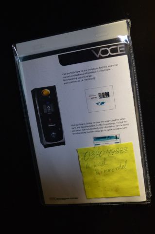 779383-7 Coffee machine Crane Voce B2C -2017