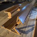 794685-7 Church pews and stool