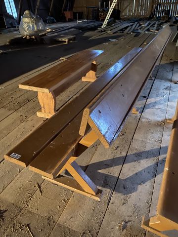 794685-7 Church pews and stool