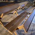 794685-9 Church pews and stool