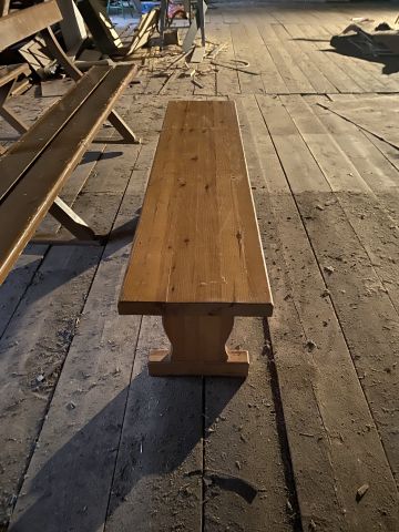 794685-8 Church pews and stool