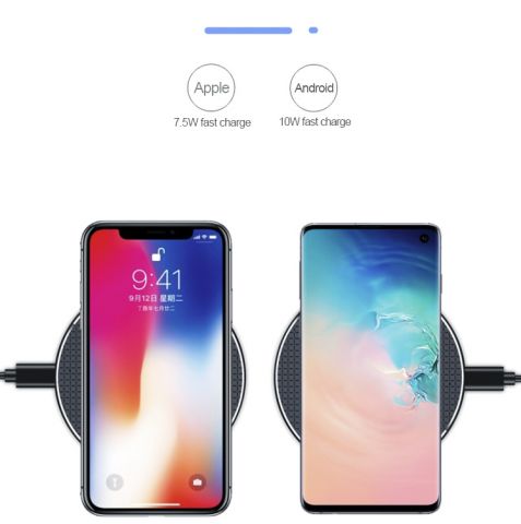 854865-7 4 fast wireless chargers, max 10W - Free shipping