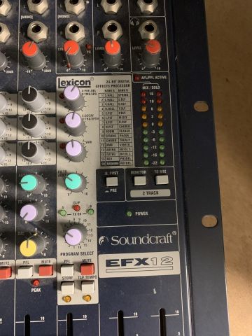 844937-3 12-channel mixing table Soundcraft EFX12