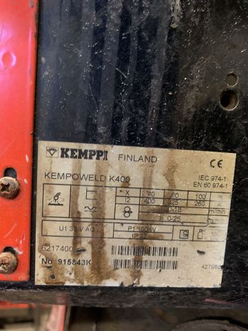 809778-5 MIG welder with feeder Kemppi Kempoweld 4200W / K400