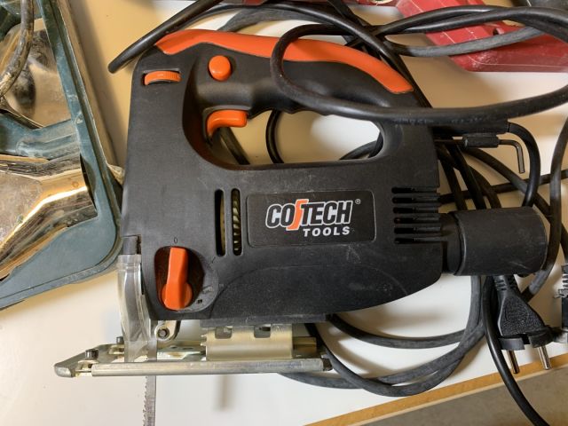 824399-2 Hot air gun, tiger saw, jigsaw, glue gun