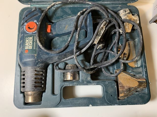 824399-4 Hot air gun, tiger saw, jigsaw, glue gun
