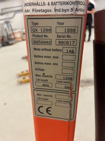 848295-4 High-lift pallet truck, Kentruck