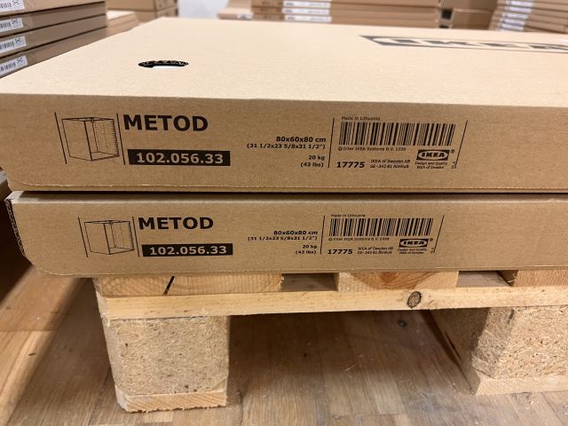 812135-14 Lot with kitchen system IKEA, about 170 packages (unused)